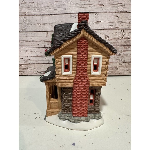 Vintage Christmas Valley The Johnson's Farmhouse 1996 in Box - Picture 2 of 4